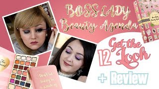 TOO FACED BOSS LADY BEAUTY AGENDA ✰ REVUE amp 12 GET THE LOOK [upl. by Niledam]