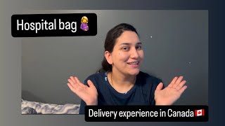 What to pack in Hospital bag🤰 Canada k hospital m kya kya milta h🇨🇦 Life in Canada🇨🇦 [upl. by Cain594]