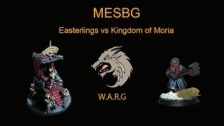 MESBG Battle Report  Easterlings vs Kingdom of Moria Ft Riley Last Alliance of Noobs and Men [upl. by Clim]