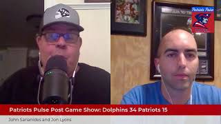 Patriots Post Game Dolphins 34 Patriots 15 [upl. by Pepe]