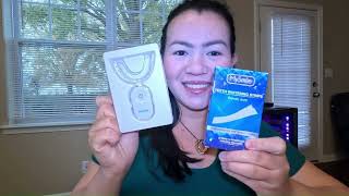 Achieve a Brighter Smile at Home with MySmile LED Teeth Whitening Strips Unboxing Amazon Review [upl. by Ardnatal]