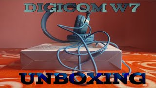 digicom w7 headphone unboxing ll best budget gaming headphone digicom gsmnepal gamingheadphone [upl. by Attiuqehs496]