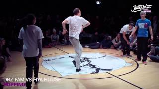 JUSTE DEBOUT SWITZERLAND 2014  POPPING FINAL DBZ Fam vs Fiya House [upl. by Gitel349]