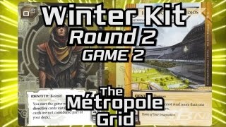 Netrunner Winter Kit 2016 Round 2  Game 2 [upl. by Janyte629]