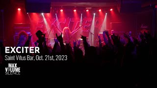 EXCITER live at Saint Vitus Bar Oct 21st 2023 FULL SET [upl. by Orsay]