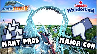 The Many Pros amp One Major Con of AlpenFury  Canadas Wonderlands NewFor2025 Coaster [upl. by Bledsoe]