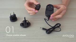 Avologi Eneo how to change the Wall Plug Power Adapter [upl. by Tj]