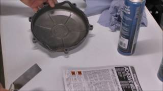 How to fix a cracked clutch cover Part 1 [upl. by Atekram]