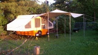 1965 Bethany Cheif PopUp Camper break down [upl. by Hendry]