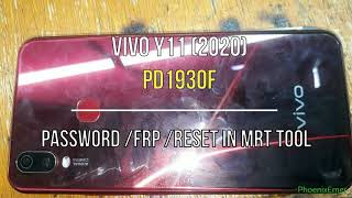 VIVO Y11 PD1930CF 2020 Password│FRP│Reset in MRT TOOL COMPLETE [upl. by Medwin152]