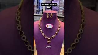 one gram gold jewellery necklace SL FASHIONS latestonegramgolddesigns trendingjewellerycollections [upl. by Ennelram]