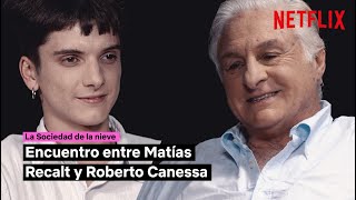 Roberto Canessa superviviente de los Andes y Matías Recalt actor  ‘La Sociedad de la nieve’ [upl. by Hedva]