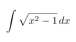 Integral of sqrtx21 substitution [upl. by Wain433]