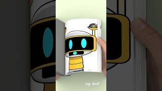 Sprunki Fun Bot Phase 4 Flipbook sprunki Creativity Flipbook shorts [upl. by Akela593]