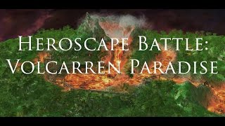 Heroscape Battle Volcarren Paradise [upl. by Alahcim]