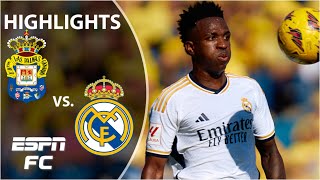 👀 LATE SHOW 🚨 Las Palmas vs Real Madrid  LALIGA Highlights  ESPN FC [upl. by Olympium]