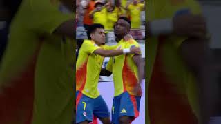 Colombia gets ahead early vs Panama 🇨🇴 Colombia goal header soccer copaamerica [upl. by Vivie]