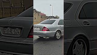 W220 S500 V8 200kmh speeding Mercedes car automobile edit trending music carlover like [upl. by Artenra]