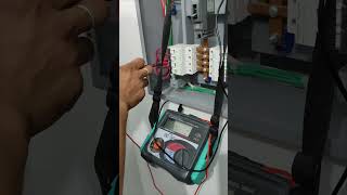 IR test using kyoritsu tester megger electrician electrical [upl. by Aket]