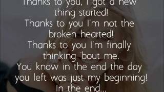 Kelly Clarkson  Stronger Lyrics HQ  HD [upl. by Zindman851]