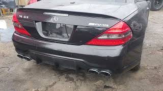 2011 Mercedes SL63 AMG exhaust sound engine rev [upl. by Sackey]