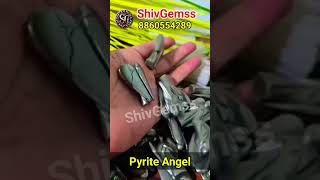 Pyrite Angel angel pyrite crystals shorts healing [upl. by Hamer]