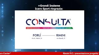 Rimini FC presentazione progetto “Responsible Health amp Performance Centerquot [upl. by Novello]