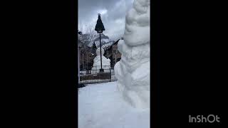 Snow Sculptures at Banff [upl. by Miles]