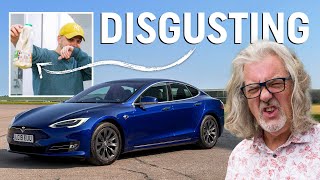 Fixing James May’s CRASHED Tesla Model S at The Smallest Cog [upl. by Becky]