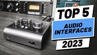 Top 5 BEST Audio Interfaces of 2023 [upl. by Cristy]