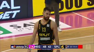 AdmiralBet ABA League 202324 highlights Round 25 Mega MIS  Split 3132024 [upl. by Kalil477]