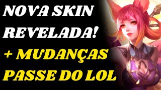 Nova Skin da Ahri  Mudanças para o Novo Passe do League of Legends [upl. by Oiuqise8]