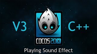 Cocos2dx v3 C Tutorial 27  Playing Sound Effect [upl. by Ha423]