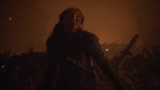 Lyanna Mormont vs Giant  Lyanna Mormont Death Scene  Game of Thrones Season 8 Episode 3 [upl. by Cinimmod]