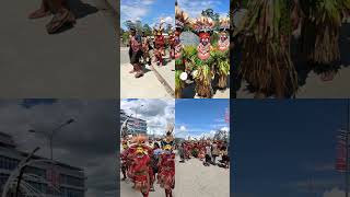 Culture display at Western highlands Cultural show pngvibes travel mthagen [upl. by Budding]