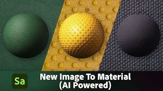 Create PBR Materials From a Single Image in Substance 3D Sampler  Adobe Substance 3D [upl. by Anitsirk]