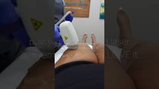 I tried laser hair removal for the first time and the results are AMAZING😱 shorts hairremoval [upl. by Bouzoun]