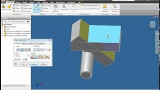 Autodesk Inventor 2010 Lesson 17 Create assembly using the Angle and Tangent constraints [upl. by Murvyn]