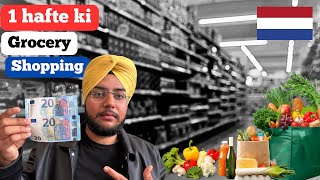 Grocery Prices in Netherlands  Dutch Supermarkets 2024  Grocery Shopping Vlog  Indian Student [upl. by Nosnibor87]