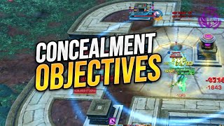 Playing the Objectives as Concealment  Concealment Operative  Yavin Ruins  SWTOR PVP 75 Gameplay [upl. by Akirdnwahs576]