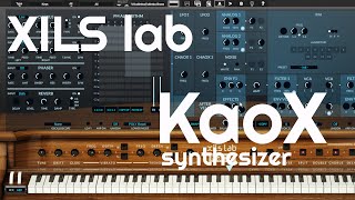 KaoX Synthesizer by XILS lab No Talking [upl. by Bortz]