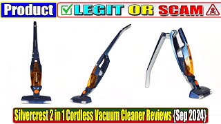 Silvercrest 2 in 1 Cordless Vacuum Cleaner Reviews Legit product or Scam [upl. by Nyrehtac]