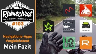 Mein Fazit  Motorrad NavigationsApps Vergleichstest  103 [upl. by Htepsle145]