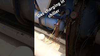 Charging Gas 134a in carrier chiller [upl. by Renato]