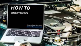 How to check your tire pressure in a MercedesBenz [upl. by Zerline264]