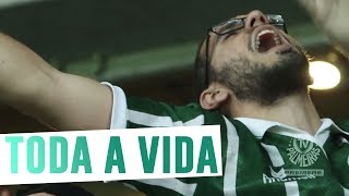 A festa da torcida do Palmeiras na vitória contra o Atlético Tucumán [upl. by Arahsit218]