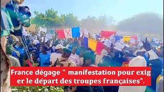 France dégage quot 𝗺𝗮𝗻𝗶𝗳𝗲𝘀𝘁𝗮𝘁𝗶𝗼𝗻 𝐩𝐨𝐮𝐫 𝐞𝐱𝐢𝐠𝐞𝐫 𝐥𝐞 𝐝𝐞́𝐩𝐚𝐫𝐭 𝐝𝐞𝐬 𝐭𝐫𝐨𝐮𝐩𝐞𝐬 𝐟𝐫𝐚𝐧𝐜̧𝐚𝐢𝐬𝐞𝐬quot [upl. by Maddis]