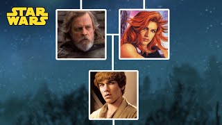 Star Wars Entire Skywalker Family Tree Explored [upl. by Airalednac994]