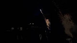 Launching Firework Mortars From My Trench at Night fall history militaryhistory [upl. by Justis659]