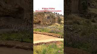 Kidron Valley or Valley of Jehoshaphat Located between the slope Mount of Olives oldcityjerusalem [upl. by Harlamert]